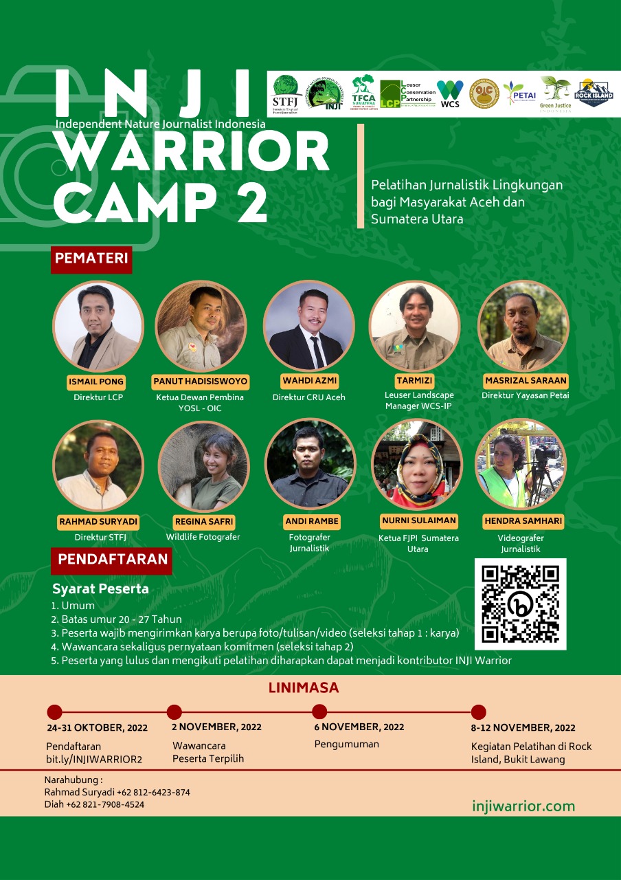 INJI Warrior Camp Ajang Menggembleng Jurnalis Berperspektif Lingkungan